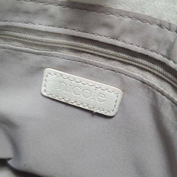 Nicole Miller While Floral Embroidered Shoulder Bag - Picture 8 of 12